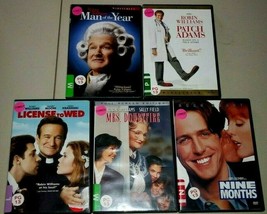 5 Robin Williams Dvd&#39;s - Mrs. Doubtfire, License To Wed, Patch Adams, 9 Months++ - £14.15 GBP