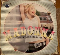 Madonna What it Feels Like For A Girl 2001 Promotional Poster - £39.11 GBP