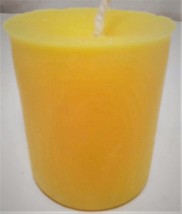 Honeysuckle Jasmine soy wax votive candle, yellow votive, positive energy candle - £2.44 GBP