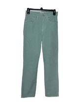 J. CREW Women&#39;s Pants Vintage Slim Straight Corduroy Mid-Rise Green 25 NWT - £23.79 GBP