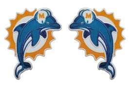 Miami Dolphins NFL Football Fully Embroidered Iron On Patch Dan Marino - £10.56 GBP+