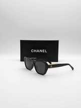 CHANEL CH5516 Black Butterfly Sunglasses in Acetate with Gray Gradient L... - £330.50 GBP