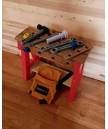 Work Bench Play Set Mixed Lot of Tools, Hammer, Wrenches, Tool Belt Imag... - $363.73 MXN