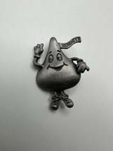 VINTAGE PEWTER METAL HERSHEYS KISS PIN Brooch MADE IN USA  BB2 - £8.89 GBP
