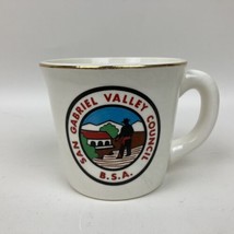 Vintage Boy Scouts San Gabriel Valley Council B.S.A.  Coffee Tea Cup Mug 8oz - £11.48 GBP