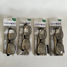 LOT OF 4 FOSTER GRANT  READING GLASSES +1.75 NEW WITH CASE - £16.37 GBP