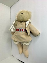 Gwen 2009 Plush Stuffed Animal Toy Bear in Jacket Coat Boot 16 in Tall - £6.95 GBP