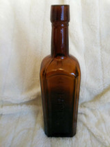 PAINE&#39;S Medicine Bottle Celery Compound Antique Amber Attic Find not EXC... - £26.97 GBP