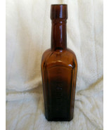 PAINE&#39;S Medicine Bottle Celery Compound Antique Amber Attic Find not EXC... - £26.54 GBP