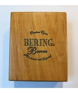 Bering “Barons” Wooden Cigar Box – Cedar Lined – 8×6.5×2.5 in – Empty - $14.99