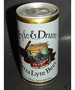 FYFE &amp; DRUM EXTRA LYTE BEER Steel Can Genessee Brewing - $9.99