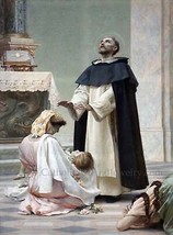 New! Miracle of St Dominic – Vlaho Bukovac – Catholic Art Print – Catholic Gift - £10.82 GBP+