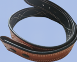 Vintage Mens Bianchi B10 Leather Belt Size 34 Pre-Loved Reversible Black... - £39.95 GBP