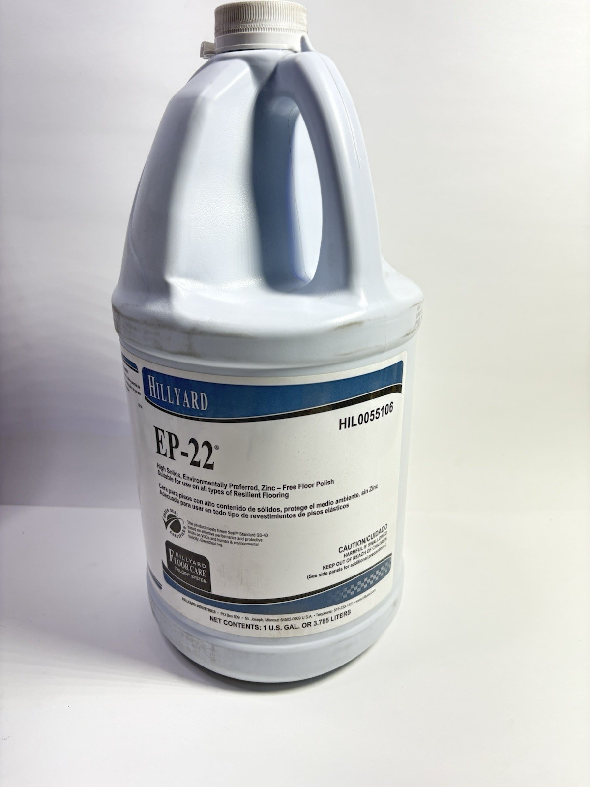 1-Gallon Hillyard EP-22 High Solids Zinc Free Floor Polish, Finish HIL00... - $41.00