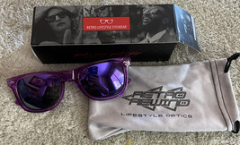 Retro Rewind Purple Mirrored Sunglasses Mens Womens - £13.70 GBP