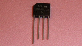 NEW 5PCS DIODES RS407L-B Diode Rectifier Bridge Single 1KV 4A 4-Pin Case... - $17.00