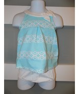 Janie &amp; Jack South Beach Beauty Tile Print Dress Size 3/6 Months Girl&#39;s NEW - $46.92 CAD