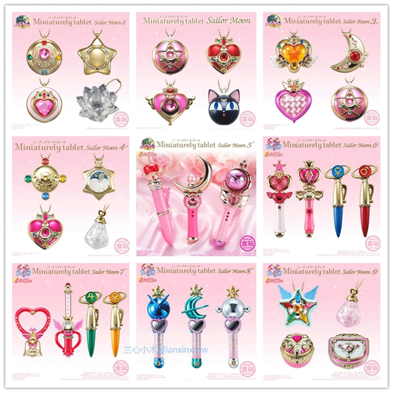 Bandai Sailor Moon Mini Changer Box Egg Changer Mirror Changer Pen Candy Box - £63.46 GBP+