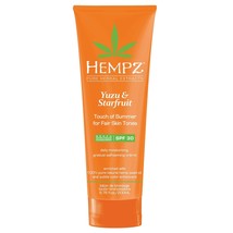Hempz Yuzu  Starfruit Touch of Summer for Fair Skin Tones 6.76oz - £29.52 GBP