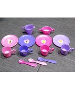 Disney PRINCESS Pretend Dishes Dinnerware Tea Party Set Plates/Saucers Cups - £23.76 GBP