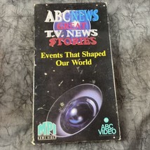 ABC News Great T.V. News Stories: Events That Shaped Our World [VHS 1989] - £3.50 GBP