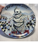 Avon Christmas 2007 Sharing The Holiday With Friends 22K Gold Trim Plate... - $32.99