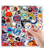 50 Pcs Stickers NFL Teams LOGO Sports Fridge Luggage Car Skateboard Lapt... - $318.49 MXN