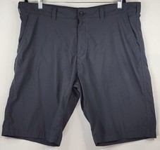 Eddie Bauer Shorts Mens 40 Gray Travix Park with Back Zipper Pockets - £15.50 GBP