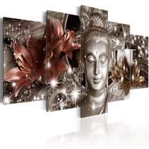 Tiptophomedecor Stretched Canvas Zen Art - Jewel Of Meditation 5 Piece - Stretch - £70.35 GBP+