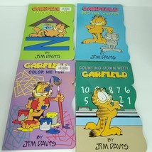 Lot Of 4 Complete Set Garfield Board Book Funny Faces Pooky Odie Nermil 1-4 NEW - £31.64 GBP