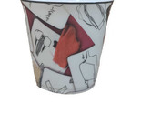 LANVIN PARIS Sketches Cup Modern Design Luxurious Multicolor Height 4&quot; W... - £48.06 GBP