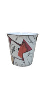 LANVIN PARIS Sketches Cup Modern Design Luxurious Multicolor Height 4&quot; W... - £48.07 GBP