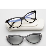 NEW TOM FORD TF5896-B 001 ECO Black Eyeglasses Frame 56-16-140 B40 Italy - $289.09