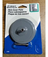 FIRST WATCH Doorknob Hole Cover Plate #1173 for 1 3/8 to 2&quot; doors Gray P... - $3.00