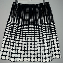 Talbots GEO-PRINT Pleated Full Skirt 12P - £19.41 GBP