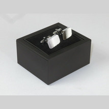 Mens Cufflinks by Vitorofolo Use for French Cuff Shirt V29-5 Silver Plated image 3