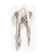 Madewell Plaid Triangle Wool Scarf - $655.24 MXN