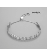 Swarovski Matrix Tennis Soft Bracelet, Round Cut Clear Crystals - $96.20