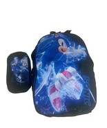 Sonic The Hedgehog Boys School Backpack and School Pencil Bag  NEW - £17.88 GBP