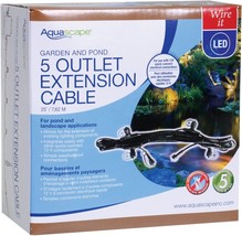 Aquascape 84023 Lvl Lighting Cable With 5 Quick Connects For Pond, Garde... - $36.97