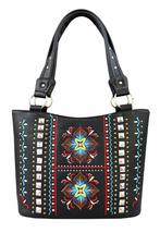 Texas West Women&#39;s Floral Damask Pattern Shoulder Handbag Purse in 6 Colors (Bla - £34.80 GBP
