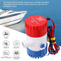 12V Electric Bilge Sump Water Pump Marine Boat Yacht Pool Submersible 35... - £30.48 GBP