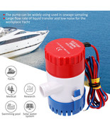 12V Electric Bilge Sump Water Pump Marine Boat Yacht Pool Submersible 35... - $38.99