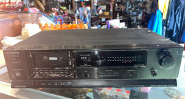 Sony Stereo Cassette Deck TC-FX170 For Parts Or Repair Only Powers On - $25.25
