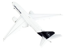 Boeing 777F Commercial Aircraft w Flaps Down Lufthansa Cargo White w Dark Blue T - £57.36 GBP