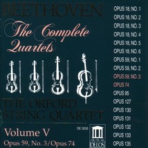 Beethoven: The Complete Quartets, Vol. 5, Op. 59, no.3/Opus 74 [Audio CD] Ludwig - £6.31 GBP