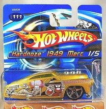 2005 Hot Wheels #111 Crazed Clowns II 1/5 HARDNOZE 1949 MERC Gold w5Sp ShortCard - £7.43 GBP