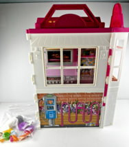 Barbie Cook &#39;n Grill Restaurant Playset Travel Foldable Case Incomplete See Pic - £5.34 GBP