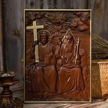 Bgcopper Holy Trinity Wood Wall Decor - £47.05 GBP+