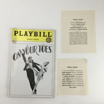 1984 Playbill Virginia Theatre Lara Teeter in Rodgers &amp; Hart&#39;s On Your Toes - £11.31 GBP